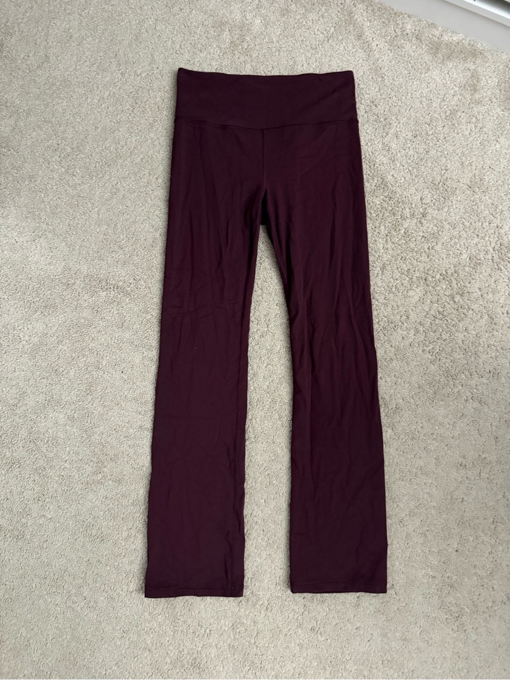 Athleta Elation Maroon High-Waist Yoga Pants